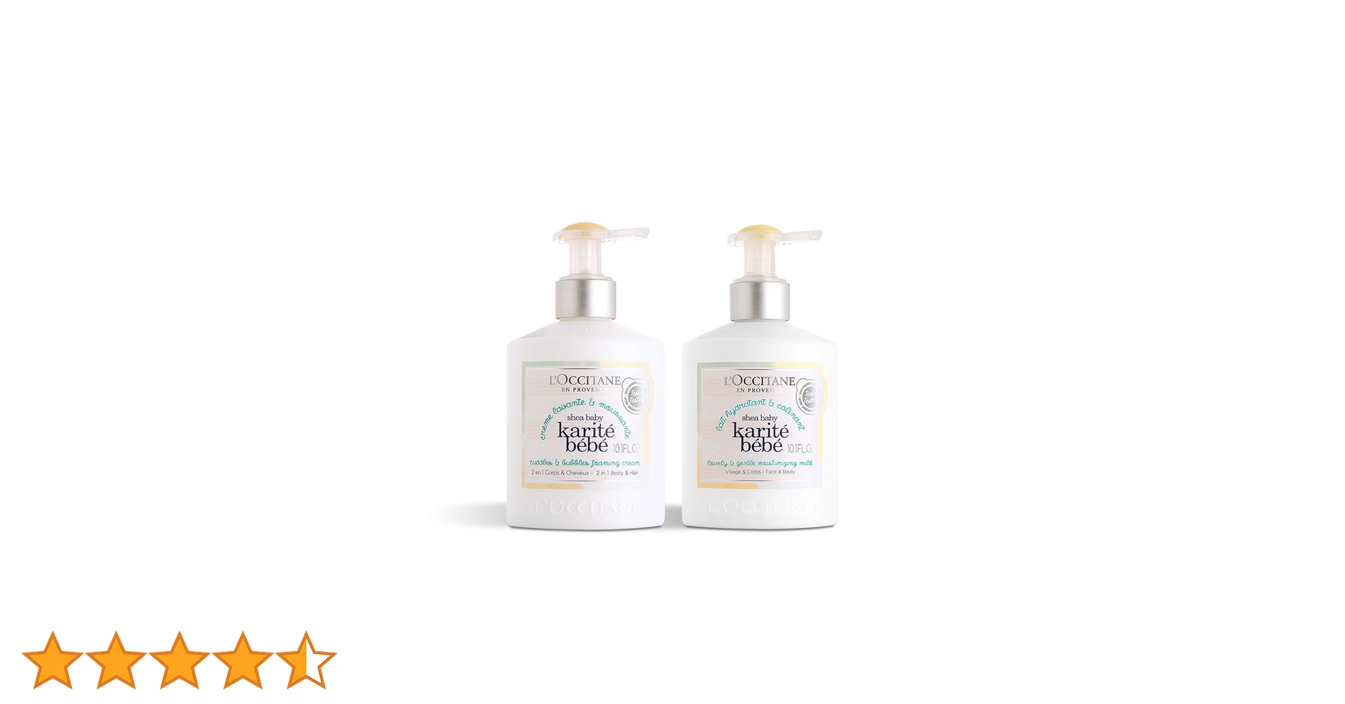 L'OCCITANE ベイビーシャワーフォーム&シアリッチボディローションセット 試してみた】シア ベイビーシャワーフォーム L'OCCITANEの効果